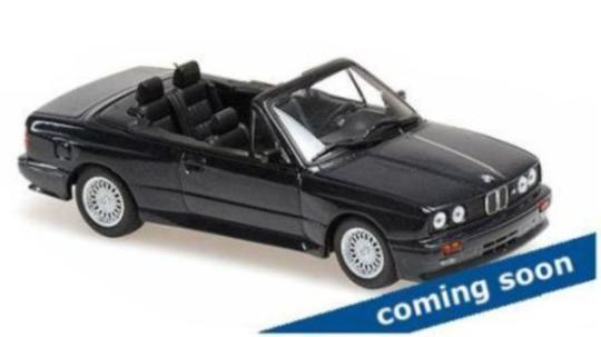 Minichamps 1:43 BMW M3 CABRIOLET (E30) - 1988 - BLUE METALLIC 940020330 