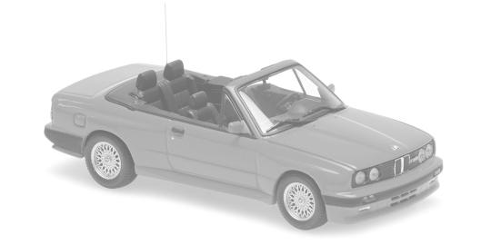 Minichamps 1:43 BMW M3 CABRIOLET (E30) - 1988 - BLACK METALL 