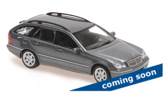 Minichamps 1:43 MERCEDES-BENZ C-CLASS T-MODEL (S203) – 2001 GREY METALLIC 