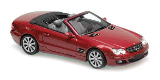 Minichamps 1:43 MERCEDES BENZ SL CLASS (R230) - 2001 - RED 940031031 