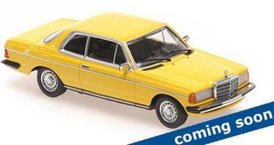 Minichamps 1:43 MERCEDES-BENZ (W123) 230CE – 1976 – YELLOW/B 