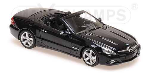 Minichamps 1:43 MERCEDES-BENZ SL-CLASS (R230) - 2008 - BLUE METALLIC 