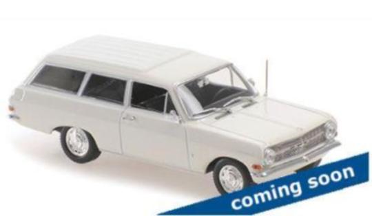 Minichamps 1:43 OPEL REKORD A CARAVAN - 1962 - WHITE 940041010 