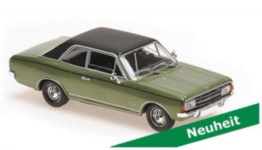 Minichamps 1:43 OPEL COMMODORE A - 1970 - GREEN METALLIC 