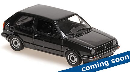 Minichamps 1:43 VOLKSWAGEN GOLF – 1985 – BLACK METALLIC 