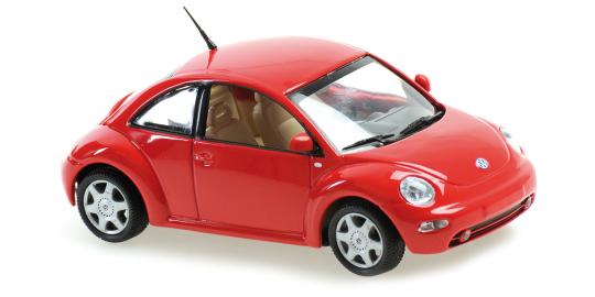 Minichamps 1:43 VOLKSWAGEN NEW BEETLE - 1998 - RED 