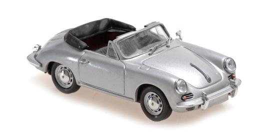 Minichamps PORSCHE 356 C CABRIO - 1965 - SILVER 940062330 