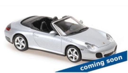 Minichamps 1:43 PORSCHE 911 4S CABRIOLET - 2003 - SILVER 