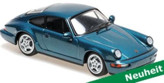 Minichamps 1:43 PORSCHE 911 CARRERA 1992 – TUQUOISE METALLIC 