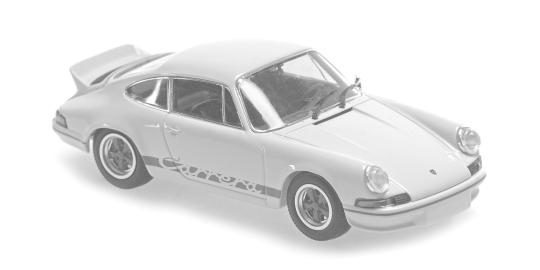 Minichamps PORSCHE 911 CARRERA RS 3.0 - 1974 WHITE / W. RED 