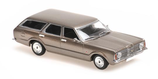 Minichamps 1:43 FORD TAUNUS TURNIER - 1970 - GREY METALLIC 