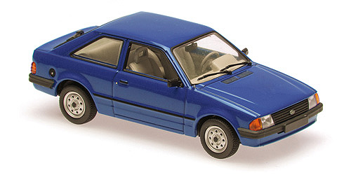 Minichamps 1:43 Ford Escort - 1981 - blue 