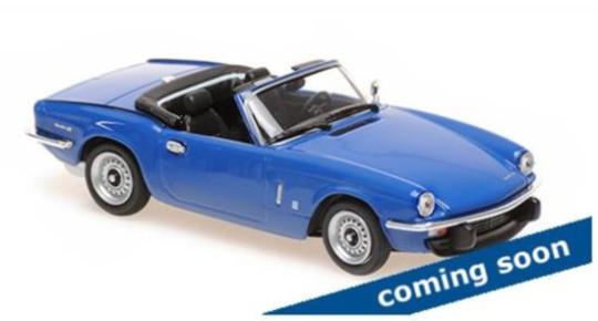 Minichamps 1:43 TRIUMPH SPITFIRE MKIV - 1972 - BLUE 