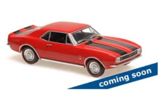 Minichamps CHEVROLET CAMARO - 1967 - RED 