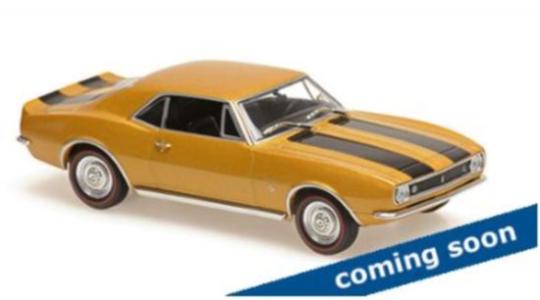 Minichamps CHEVROLET CAMARO - 1967 - GOLD 