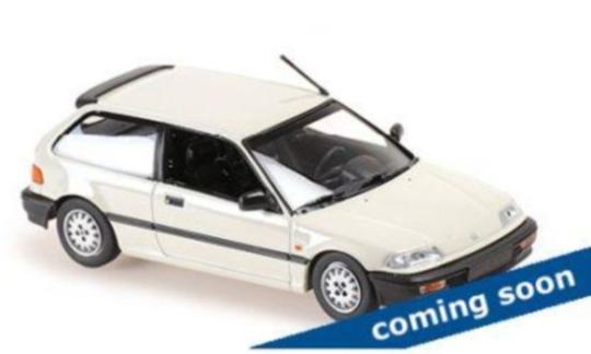 Minichamps 1:43 HONDA CIVIC - 1990 - WHITE 