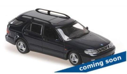 Minichamps 1:43 SAAB 9-5 BREAK - 1999 - DARK BLUE METALLIC 940170810 