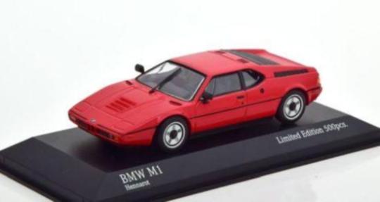 Minichamps 1:43 BMW M1 1980 rot 