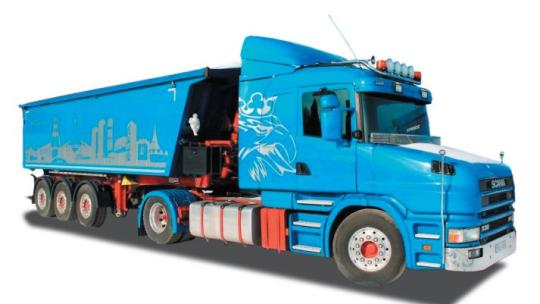 Herpa LKW Scania Hauber Aerop. Kempf Kipp-SZ Günter Klüsener 