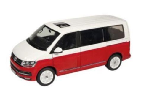 NZG 1:18 Volkswagen T6 Multivan red/white 