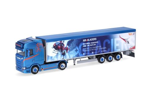 Herpa LKW Scania CR 20 HD Schubboden-SZ Rüegsegger Air Glaci 