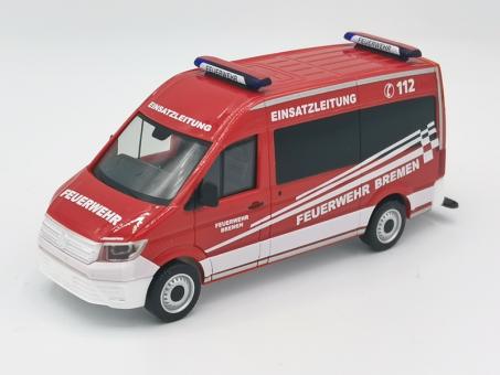 Herpa VW Crafter Bus HD Feuerwehr Bremen Einsatzleitung ELD-MITTE - HB-2342 