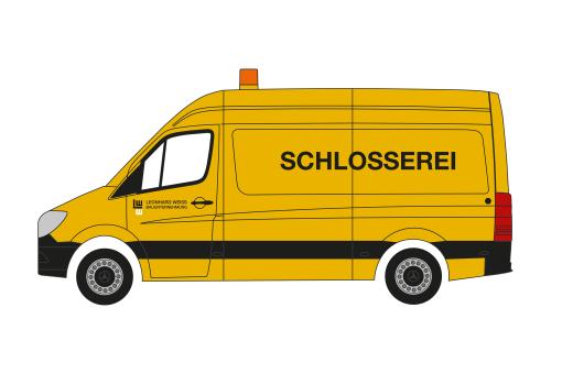 Herpa MB Sprinter 13 Kasten Leonhard Weiss Schlosserei 958592 