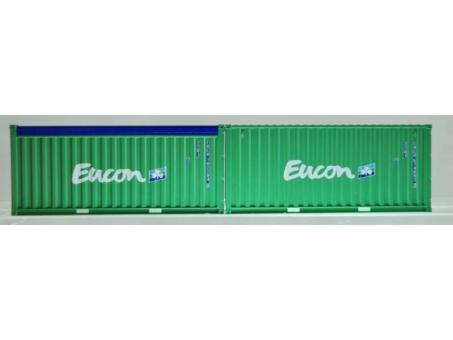 Igra 2x 20\' Container EUCON OT verde+ EUCON LC 