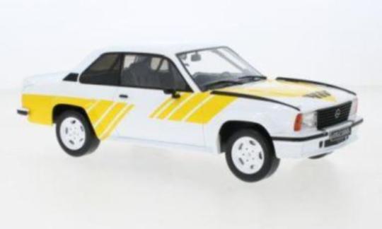 IXO 1:18 Opel Ascona B 400 (1982) - white/yellow 