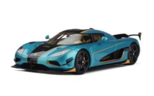 GT Spirit 1:18 KOENIGSEGG AGERA RSR - 2016 - turquoise blue 