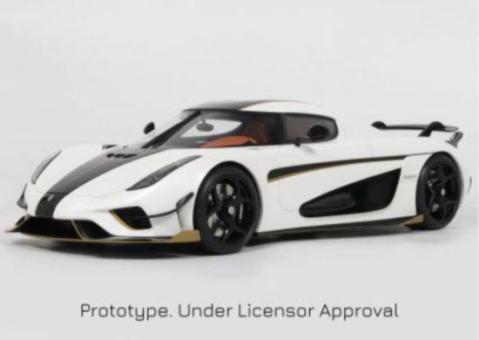 GT Spirit 1:18 Koenigsegg Regera Record 2023 - white 