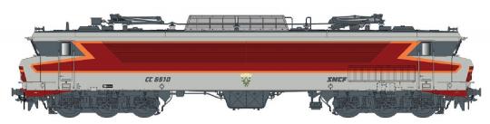 LS Models E-Lok CC 6510 SNCF grau/rot/orange logo RMT Ep. IV 