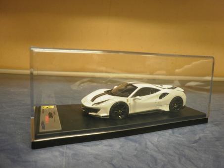 Looksmart 1:43 Ferrari 488 Pista bianco avus 100 