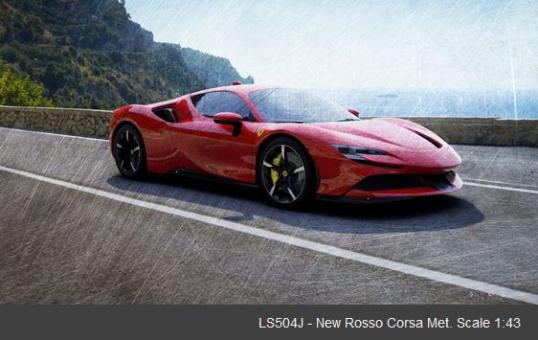 Looksmart 1:43 Ferrari SF90 Stradale - new rosso corsa met. 