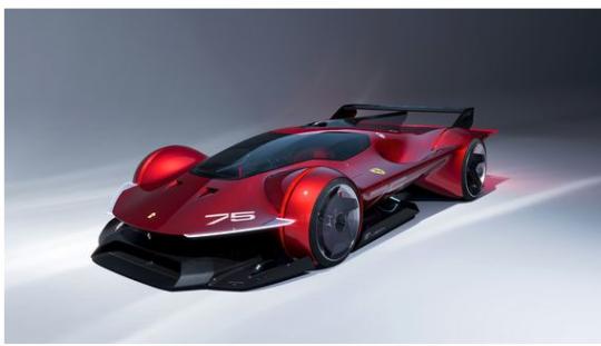 Looksmart 1:43 Ferrari Vision Gran Turismo - Rosso Magma 