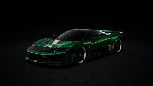 Looksmart 1:43 Ferrari F80 - Green Jewel with Livery 