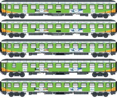 LS Models Alpen-Sylt-Express 5-tlg. 4x Bvcmz248.5 1x Bvxmbz249.1 Ep.VI LS96034 
