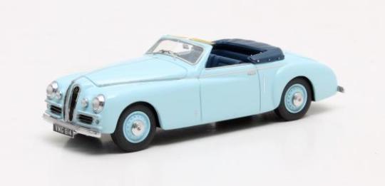 Matrix 1:43 Bristol 400 DHC by Pininfarina blue 1948 