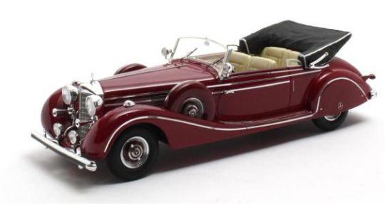 Matrix 1:43 Mercedes-Benz 770K W150 Cabriolet B maroon 1939 