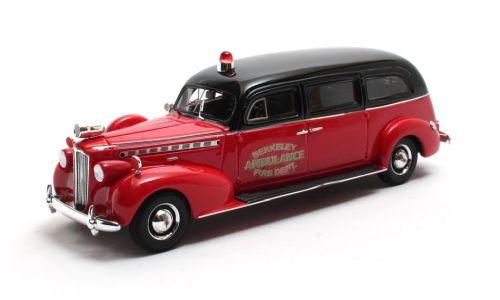 Matrix 1:43 Packard Henney fire dept. ambulance 1940 