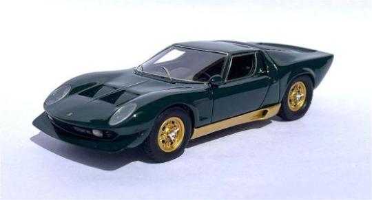 Matrix 1:43 Lamborghini Miura P400S Millechiodi green 1969 