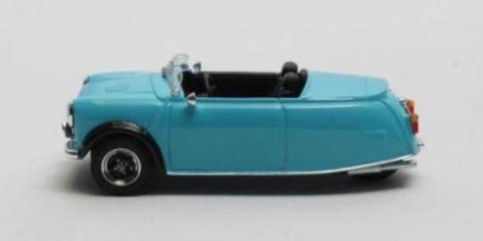 Matrix 1:43 Mengers Mini 3 WP III mpi 3 wheeler blue 