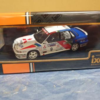 IXO 1:43 Mitsubishi Galant VR-4, No.9, Mitsubishi Ralliart Europe RAC Rally, K.E 