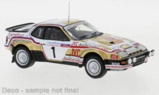 IXO 1:43 Porsche 924 Carrera GTS, No.1, Carrefour, Rallye Antibes, W.Röhrl/C.Gei 