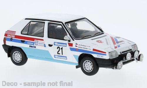 IXO 1:43 Skoda Favorit 136L, No.21, Barum Rally, L.Krecek/J. 