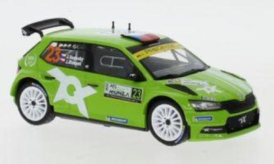 IXO 1:43 Skoda Fabia R5 Evo, No.35, WRC, Rallye Monza, C. De Cecco/J.Humblet 