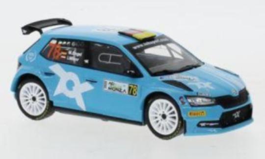 IXO 1:43 Skoda Fabia R5 Evo, No.78, WRC, Rallye Monza, M.Engel/I.Minor, 2020 