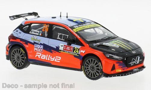 IXO 1:43 Hyundai i20 N Rally 2, No.24, Rallye WM, Rally Ypre 