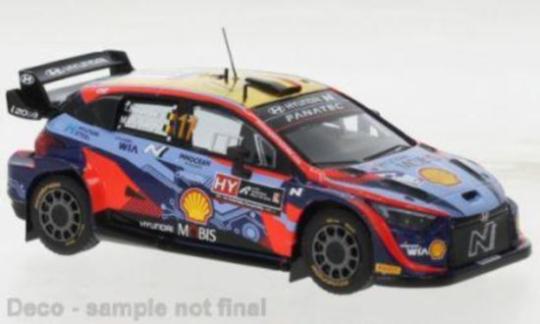 IXO 1:43 Hyundai i20 N Rally1, No.11, WRC, Rally Acropolis T 