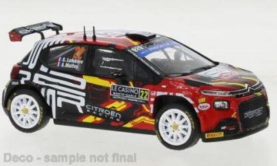 IXO 1:43 Citroen C3, No.22, WRC2, Rally Monte Carlo S.Lefebvre/A.Malfoy, 2023 